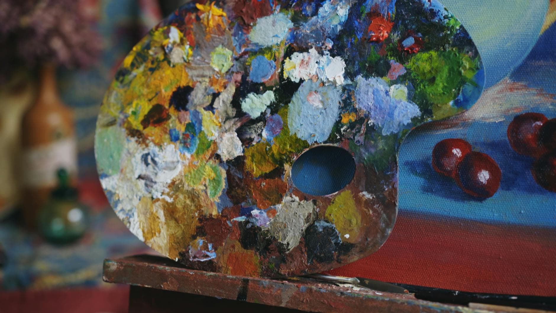 Oil painting on canvas